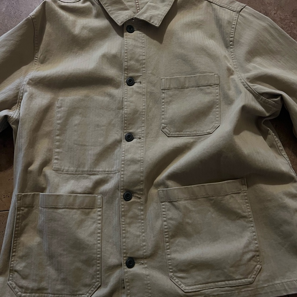 Jacket Blanket Lined Chore Coat Mens 2XL Brown Made In USA Gap